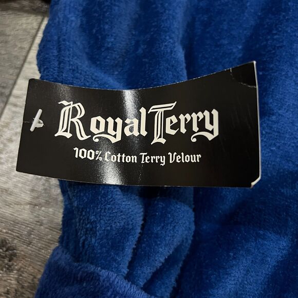 NWT! Vintage 70's After Hours by Diplomat Royal Terry Cotton Terry Velour Robe - Picture 4 of 8